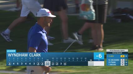 Wyndham Clark | Round 1 | 13th hole | Shot 4 | 2025 WM Phoenix Open