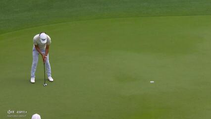 Min Woo Lee | Round 4 | 12th hole | Shot 3 | 2025 Houston Open