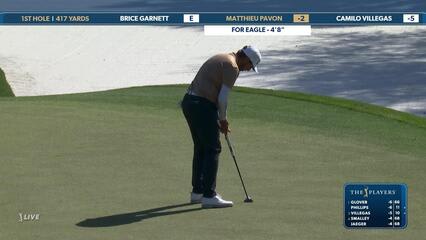 Matthieu Pavon | Round 1 | 1st hole | Shot 3 | 2025 THE PLAYERS