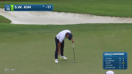 Si Woo Kim | Round 4 | 13th hole | Shot 3 | 2026 Cadillac