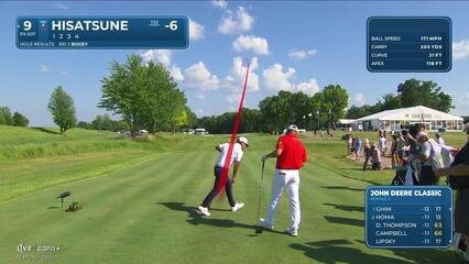 Ryo Hisatsune | Round 2 | 9th hole | Shot 1 | 2025 John Deere