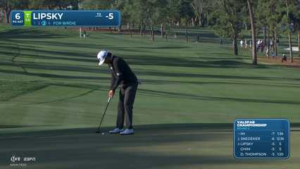 David Lipsky | Round 2 | 6th hole | Shot 3 | 2026 Valspar