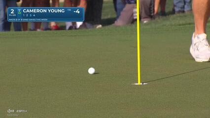 Cameron Young | Round 3 | 2nd hole | Shot 3 | 2025 WM Phoenix Open