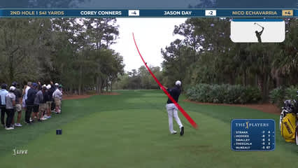 Nico Echavarria | Round 2 | 2nd hole | Shot 1 | 2026 THE PLAYERS