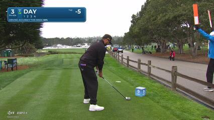Jason Day | Round 3 | 3rd hole | Shot 1 | 2025 AT&T Pebble Beach