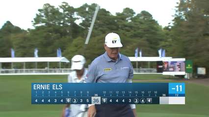 Ernie Els | Round 3 | 17th hole | Shot 4 | 2025 Dominion