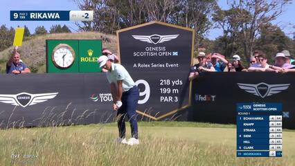 Collin Morikawa | Round 1 | 9th hole | Shot 1 | 2025 Genesis Scottish Open