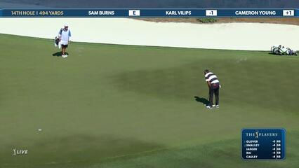 Karl Vilips | Round 1 | 14th hole | Shot 4 | 2025 THE PLAYERS