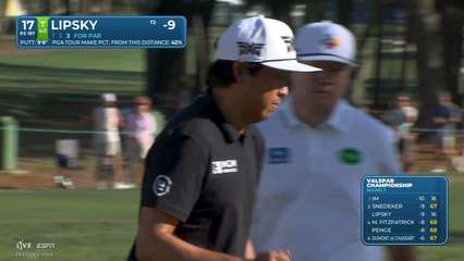 David Lipsky | Round 3 | 17th hole | Shot 3 | 2026 Valspar