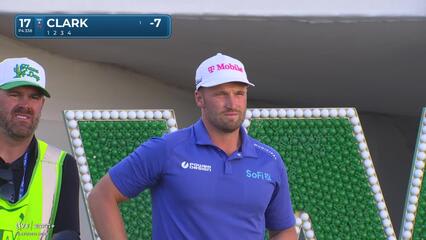 Wyndham Clark | Round 1 | 17th hole | Shot 1 | 2025 WM Phoenix Open