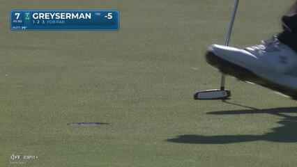 Max Greyserman | Round 3 | 7th hole | Shot 3 | 2025 Cognizant Classic