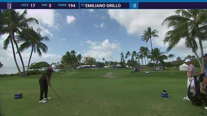Emiliano Grillo | Round 1 | 17th hole | Shot 1 | 2026 Sony Open