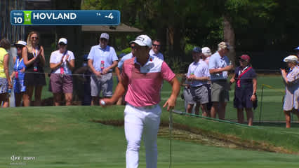 Viktor Hovland | Round 1 | 10th hole | Shot 4 | 2026 RBC Heritage