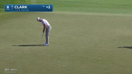 Wyndham Clark | Round 4 | 8th hole | Shot 4 | 2025 Truist Championship
