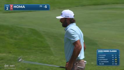 Max Homa | Round 2 | 2nd hole | Shot 4 | 2026 John Deere