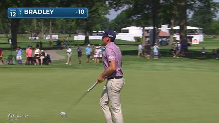 Keegan Bradley | Round 4 | 12th hole | Shot 4 | 2025 Rocket Classic