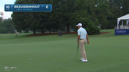 Christiaan Bezuidenhout | Round 1 | 10th hole | Shot 3 | 2025 Wyndham