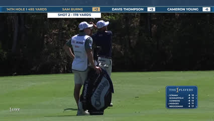 Sam Burns | Round 2 | 14th hole | Shot 2 | 2026 THE PLAYERS