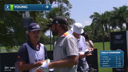 Cameron Young | Round 2 | 2nd hole | Shot 1 | 2026 Cadillac