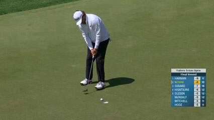 Andrew Novak | Round 4 | 11th hole | Shot 4 | 2025 Valero