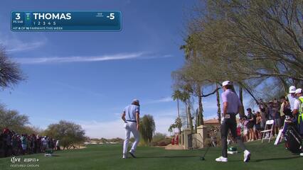 Justin Thomas | Round 2 | 3rd hole | Shot 1 | 2025 WM Phoenix Open