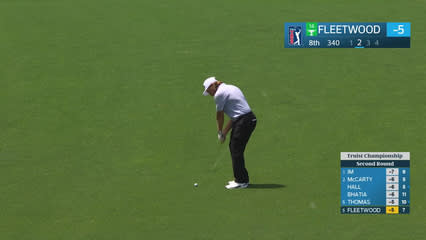 Tommy Fleetwood | Round 2 | 8th hole | Shot 2 | 2026 Truist Championship