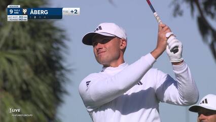 Ludvig Åberg | Round 1 | 9th hole | Shot 2 | 2024 The RSM Classic