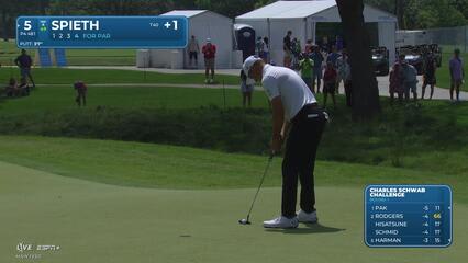 Jordan Spieth | Round 1 | 5th hole | Shot 4 | 2025 Charles Schwab