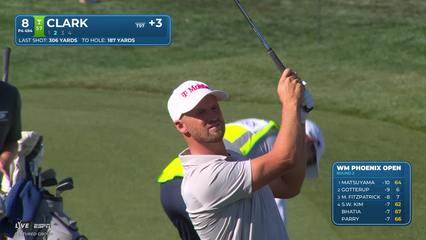 Wyndham Clark | Round 2 | 8th hole | Shot 2 | 2026 WM Phoenix Open