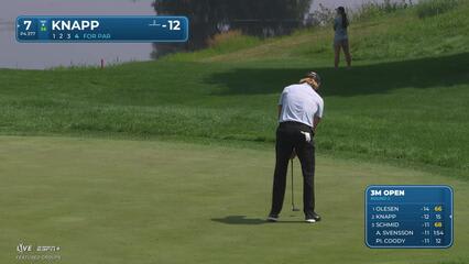 Jake Knapp | Round 2 | 7th hole | Shot 4 | 2025 3M Open