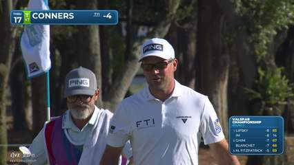Corey Conners | Round 2 | 17th hole | Shot 4 | 2026 Valspar