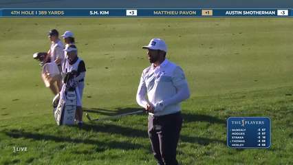 Matthieu Pavon | Round 1 | 4th hole | Shot 2 | 2026 THE PLAYERS