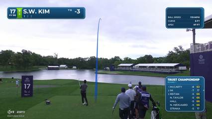 Si Woo Kim | Round 1 | 17th hole | Shot 1 | 2026 Truist Championship