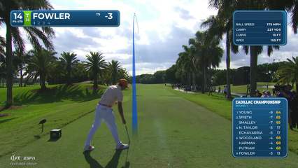 Rickie Fowler | Round 1 | 14th hole | Shot 1 | 2026 Cadillac