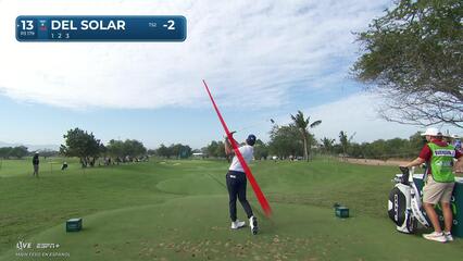Cristobal Del Solar | Round 2 | 13th hole | Shot 1 | 2025 Mexico Open