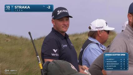 Sepp Straka | Round 1 | 13th hole | Shot 1 | 2025 Genesis Scottish Open