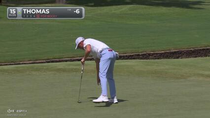 Justin Thomas | Round 4 | 15th hole | Shot 5 | 2025 FedEx St. Jude