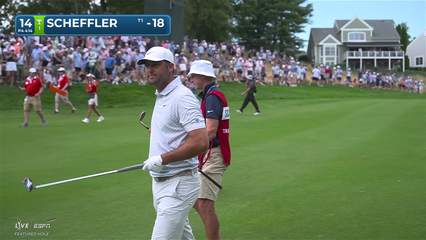 Scottie Scheffler | Round 3 | 14th hole | Shot 2 | 2026 Travelers