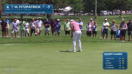 Matt Fitzpatrick | Round 2 | 6th hole | Shot 4 | 2025 Rocket Classic