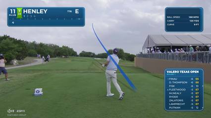 Russell Henley | Round 1 | 11th hole | Shot 1 | 2026 Valero