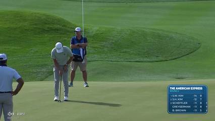 Min Woo Lee | Round 2 | 2nd hole | Shot 3 | 2026 The American Express