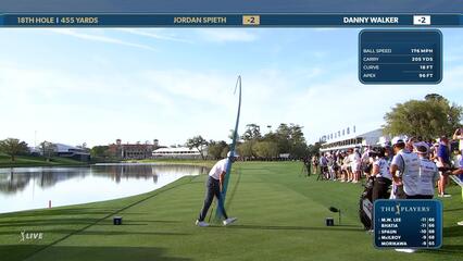 Jordan Spieth | Round 2 | 18th hole | Shot 1 | 2025 THE PLAYERS