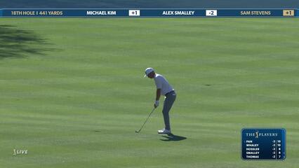 Sam Stevens | Round 1 | 18th hole | Shot 3 | 2025 THE PLAYERS