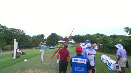 Vince Whaley | Round 1 | 16th hole | Shot 1 | 2025 Wyndham