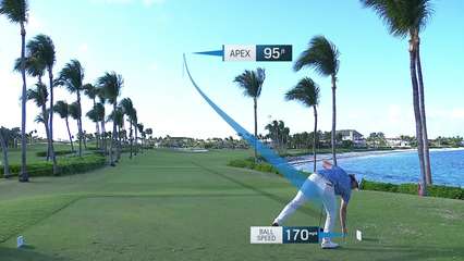 Roger Sloan | Round 3 | 14th hole | Shot 1 | 2026 Bahamas Classic Atlantis