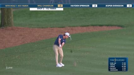 Will Chandler | Round 2 | 18th hole | Shot 2 | 2025 THE PLAYERS