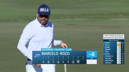 Marcelo Rozo | Round 3 | 8th hole | Shot 5 | 2025 PGA TOUR Q-School