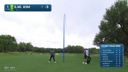 Si Woo Kim | Round 1 | 1st hole | Shot 2 | 2026 Valero