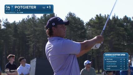 Aldrich Potgieter | Round 2 | 14th hole | Shot 1 | 2025 Genesis Scottish Open