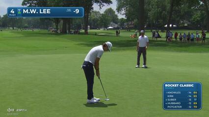 Min Woo Lee | Round 2 | 4th hole | Shot 5 | 2025 Rocket Classic